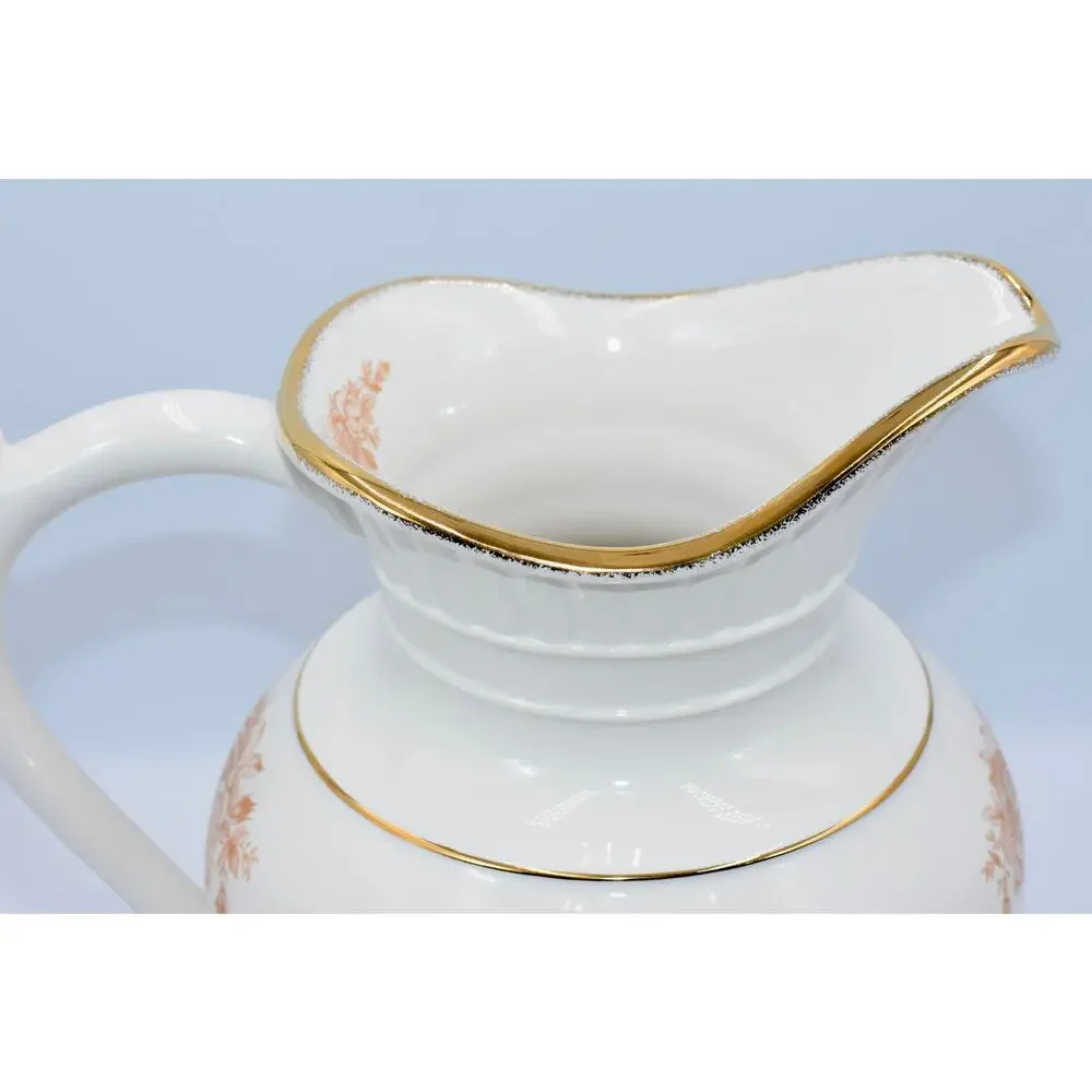 Royal Albert Old Country Roses Gold Trim Large Water Sweet Tea Pitcher Porcelain